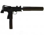 Pistole stroje MAC-11, G. Ingram, USA1972, s tlumiem